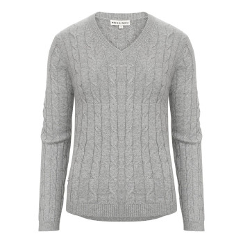 Pull Knitted Grey Femme