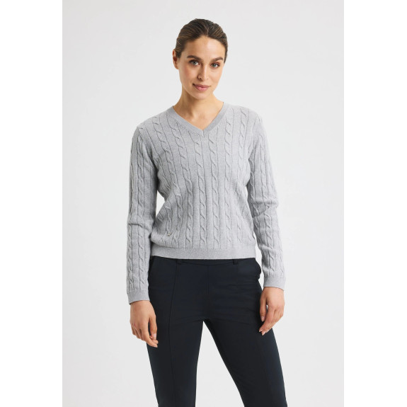 Pull Knitted Grey Femme