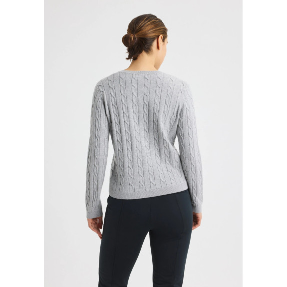 Pull Knitted Grey Femme