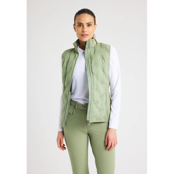Veste sans manches Padded Sage Green Femme