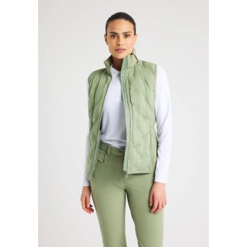 Veste sans manches Padded Sage Green Femme