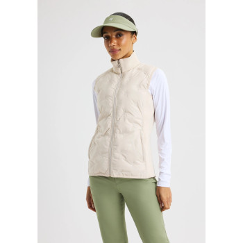 Veste sans manches Padded Sage Oatmeal Femme