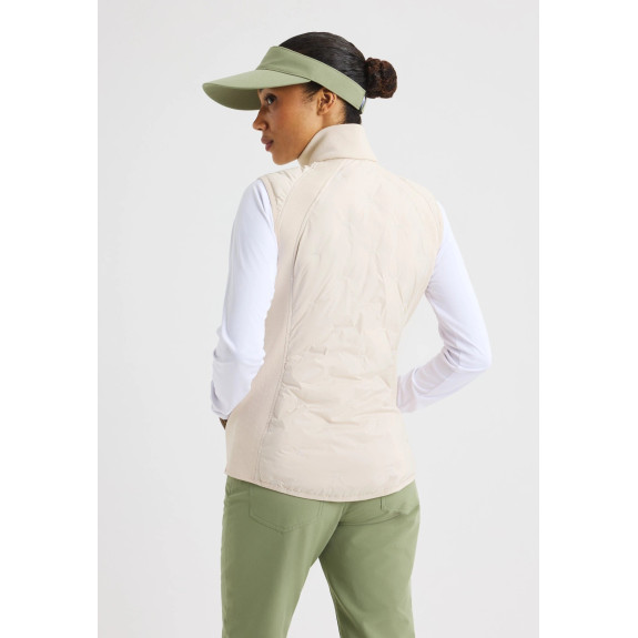 Veste sans manches Padded Sage Oatmeal Femme