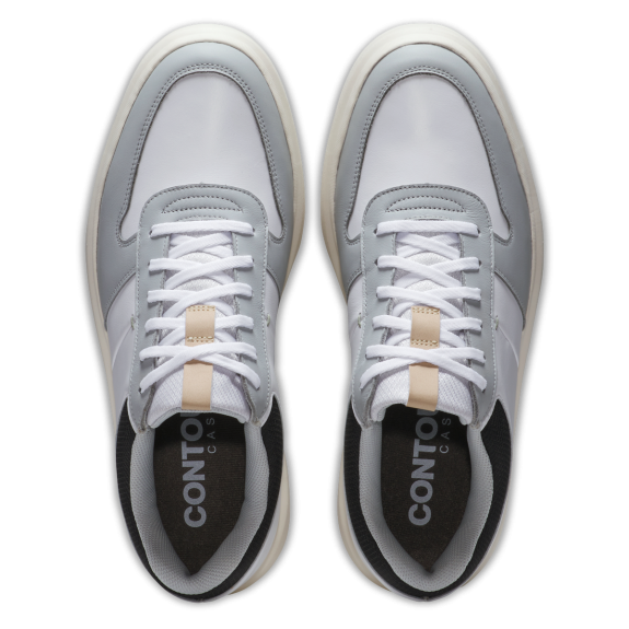 Contour Casual 54380 Blanc Gris Homme