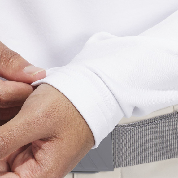 Polo manches longues Ultimate 365 White Homme