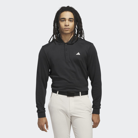 Polo manches longues Ultimate Cool Dry Black Homme