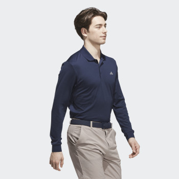 Polo manches longues Ultimate Cool Dry Collegiate Navy Homme
