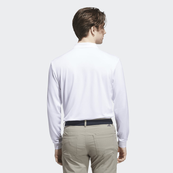 Polo manches longues Core LS White Homme