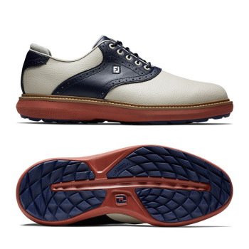FJ Traditions Spikeless Crème/Marine 57925 Homme FJ Traditions Spikeless Crème/Marine 57925 Homme