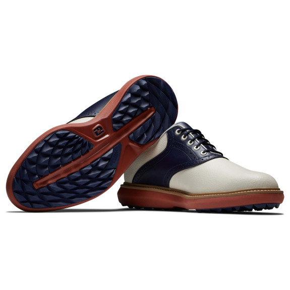 FJ Traditions Spikeless Crème/Marine 57925 Homme