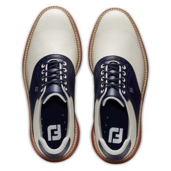 FJ Traditions Spikeless Crème/Marine 57925 Homme FJ Traditions Spikeless Crème/Marine 57925 Homme