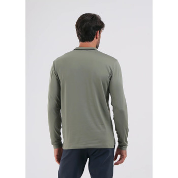 Polo Alfabeto Kaki Homme