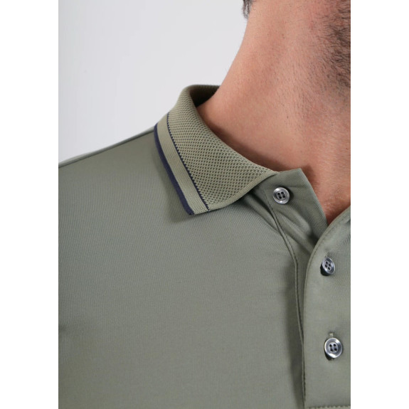 Polo Alfabeto Kaki Homme