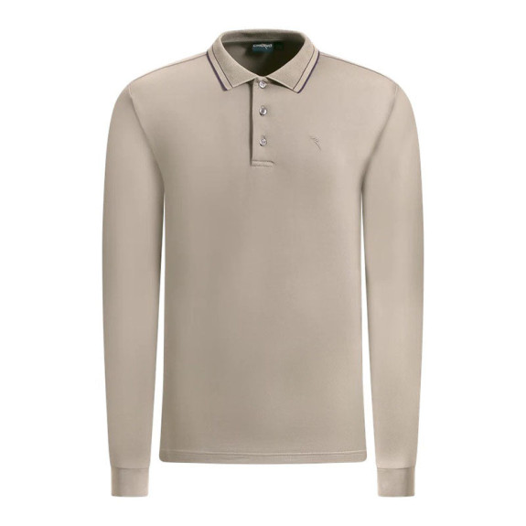 Polo Alfabeto Beige Homme