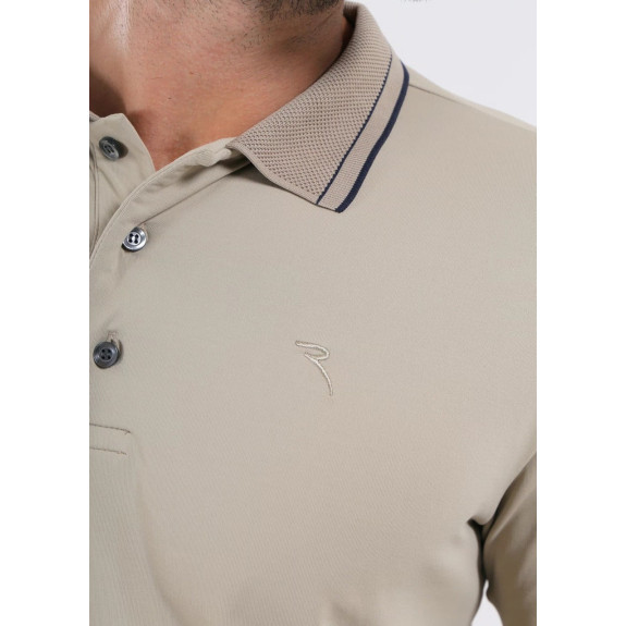 Polo Alfabeto Beige Homme