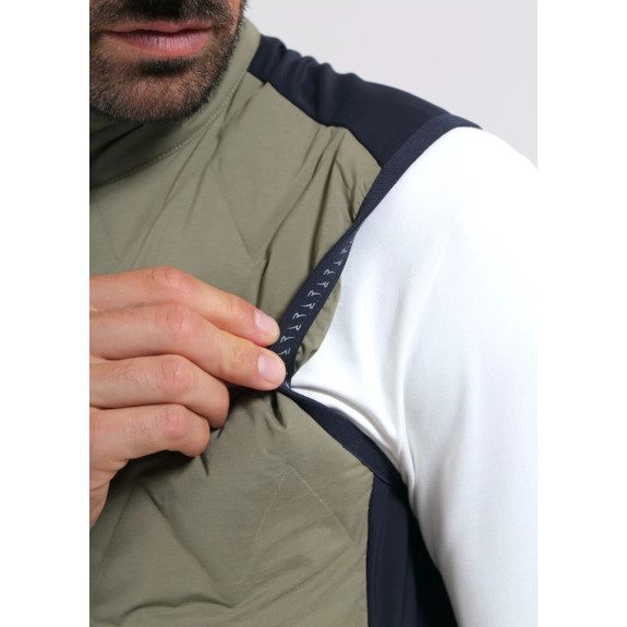 Veste Sans manche Esattore Kaki Homme