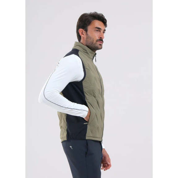 Veste Sans manche Esattore Kaki Homme