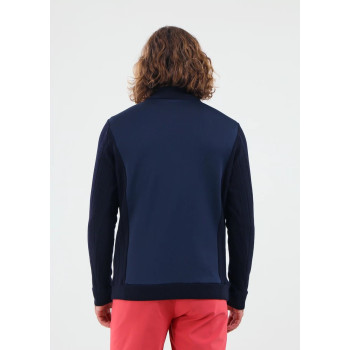 Pull 1/4 Zip Nautico Bleu Homme