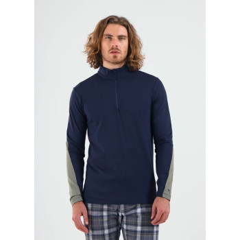 Pull 1/4 Zip Trainer Navy Homme 2