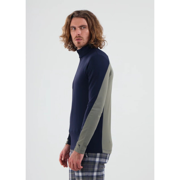 Pull 1/4 Zip Trainer Navy Homme