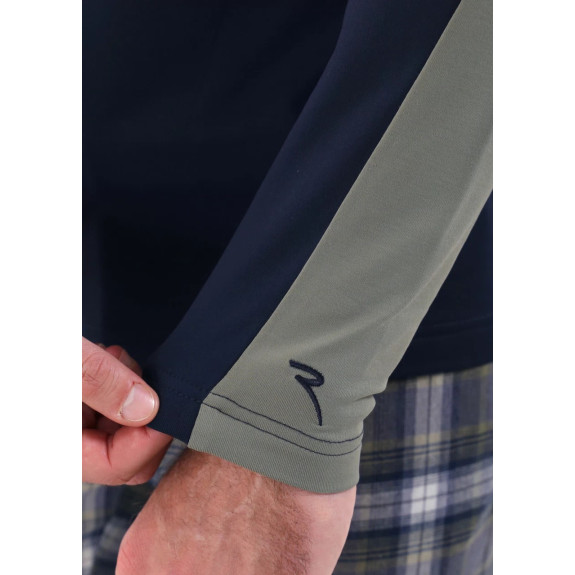 Pull 1/4 Zip Trainer Navy Homme