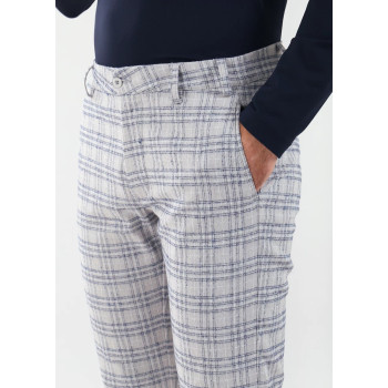 Pantalon Sindaco Gris/Bleu Homme