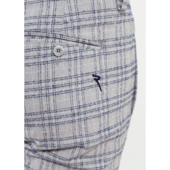 Pantalon Sindaco Gris/Bleu Homme