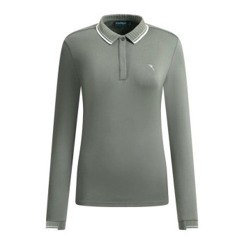 Polo Manches Longues Atma Kaki Femme