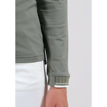 Polo Manches Longues Atma Kaki Femme