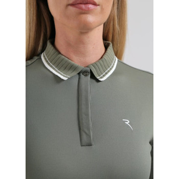 Polo Manches Longues Atma Kaki Femme