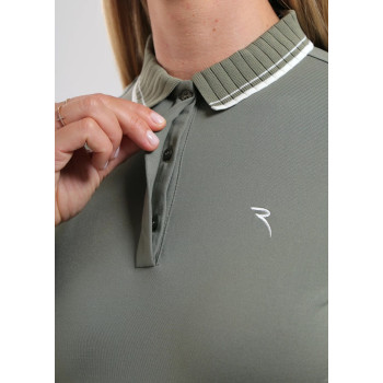 Polo Manches Longues Atma Kaki Femme