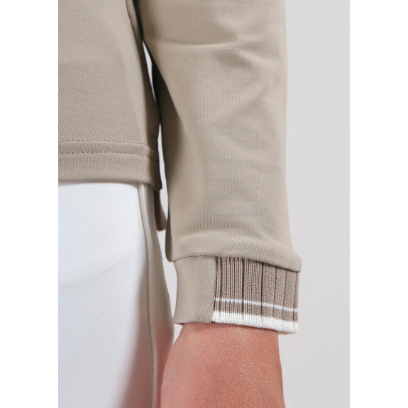 Polo Manches Longues Atma Beige Femme