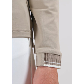 Polo Manches Longues Atma Beige Femme