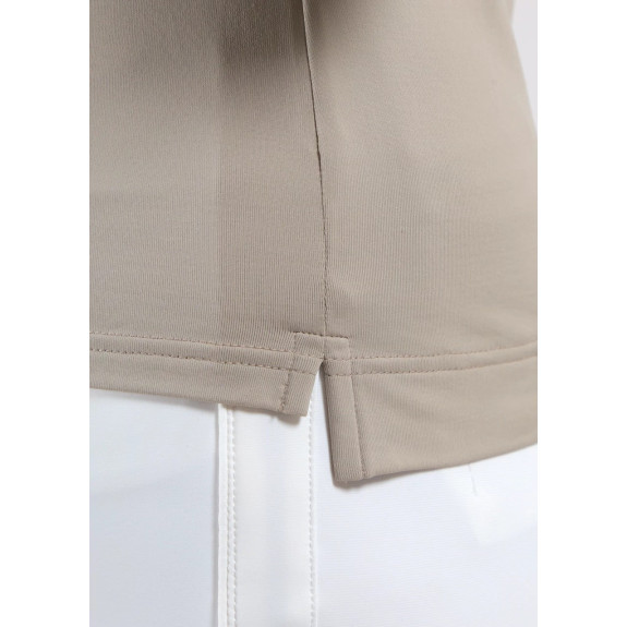 Polo Manches Longues Atma Beige Femme