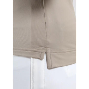Polo Manches Longues Atma Beige Femme