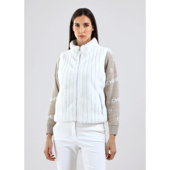Veste Sans manche Export Blanc Femme