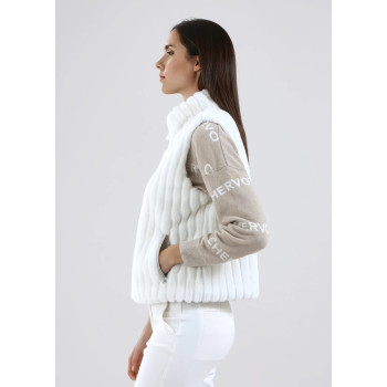Veste Sans manche Export Blanc Femme