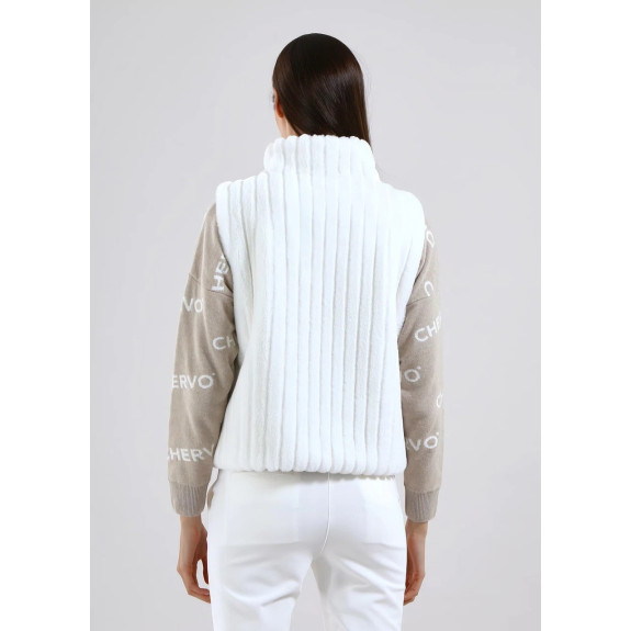Veste Sans manche Export Blanc Femme