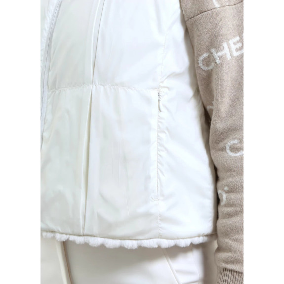 Veste Sans manche Export Blanc Femme