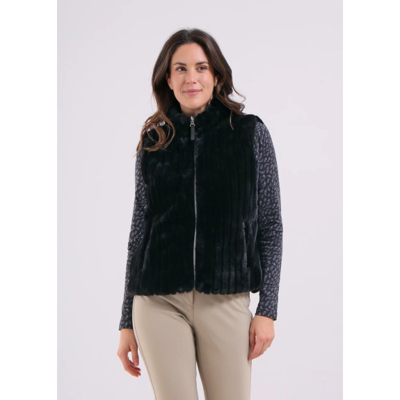Veste Sans manche Export Noir Femme