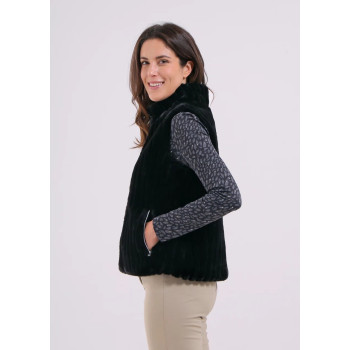 Veste Sans manche Export Noir Femme