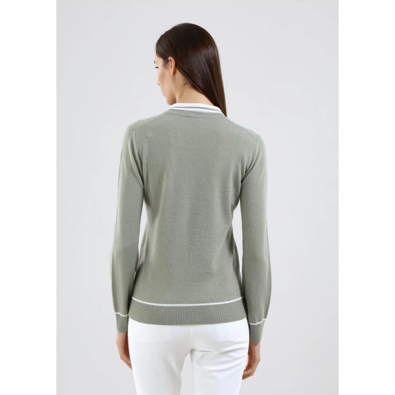 Pull Nose Kaki Femme