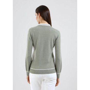 Pull Nose Kaki Femme