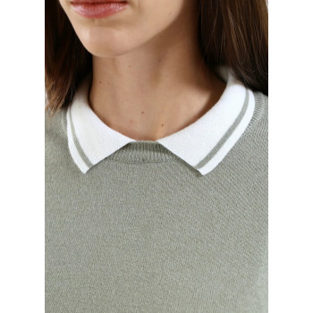 Pull Nose Kaki Femme