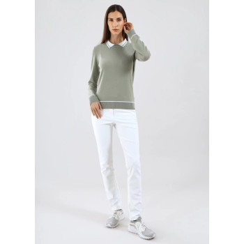 Pull Nose Kaki Femme