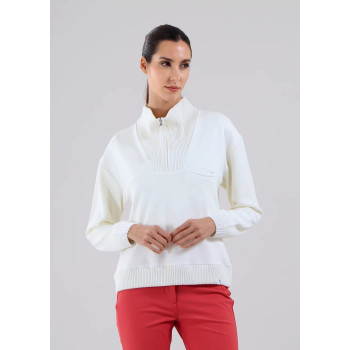 Pull Nurse Blanc Femme 2