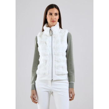 Veste Sans manche Paid Blanc Femme 2