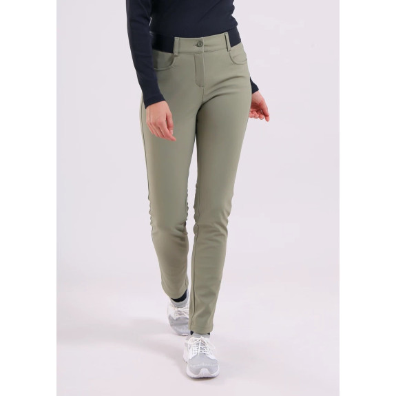 Pantalon Singolo Kaki Femme