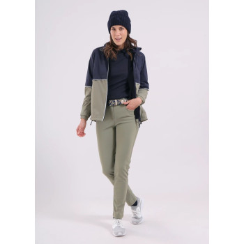 Pantalon Singolo Kaki Femme