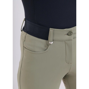 Pantalon Singolo Kaki Femme